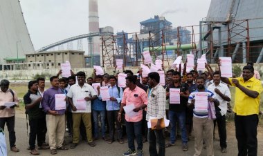 அனல் மின் நிலையம் முன்பு உண்ணாவிரத போராட்டத்தில் ஈடுபட்ட ஒப்பந்த தொழிலாளர்கள் கைது!!