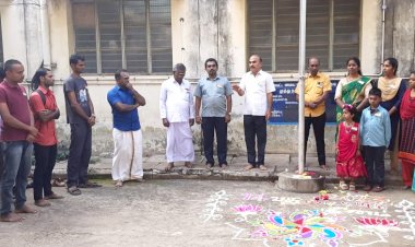 தூத்துக்குடி மாவட்ட மைய நூலகத்தில் 74-வது குடியரசு தினவிழா!