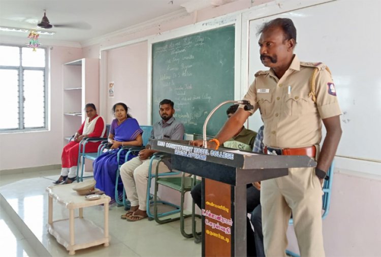 நாகலாபுரம் அரசு கல்லூரியில் போதைப்பொருள் விழிப்புணர்வு கருத்தரங்கம்!