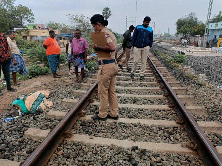 தூத்துக்குடி அருகே ரயிலில் அடிபட்டு மூதாட்டி பலி: போலீஸ் விசாரணை!