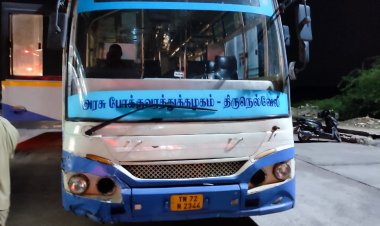 தூத்துக்குடியில் இருந்து மதுரை நோக்கி போதையில் பேருந்தை இயக்கிய ஓட்டுனர்: அலறியடித்த பயணிகள்!