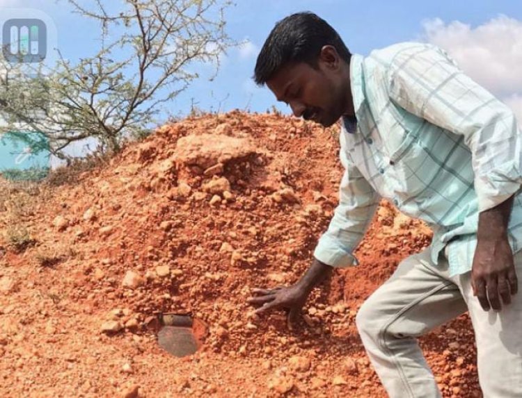 தூத்துக்குடி அருகே கருப்பு நிற முதுமக்கள் தாழி கண்டுபிடிப்பு!!