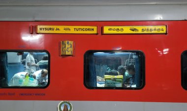 தூத்துக்குடிக்கு 3 மணி நேரம் தாமதமாக வந்த மைசூர் எக்ஸ்பிரஸ் ரயில்: பயணிகள் அவதி!