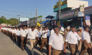 ஆர்.எஸ்.எஸ். அணிவகுப்பு ஊர்வலத்தில் பங்கேற்ற இந்து முன்னணி நிர்வாகி மயங்கி விழுந்து பலி!