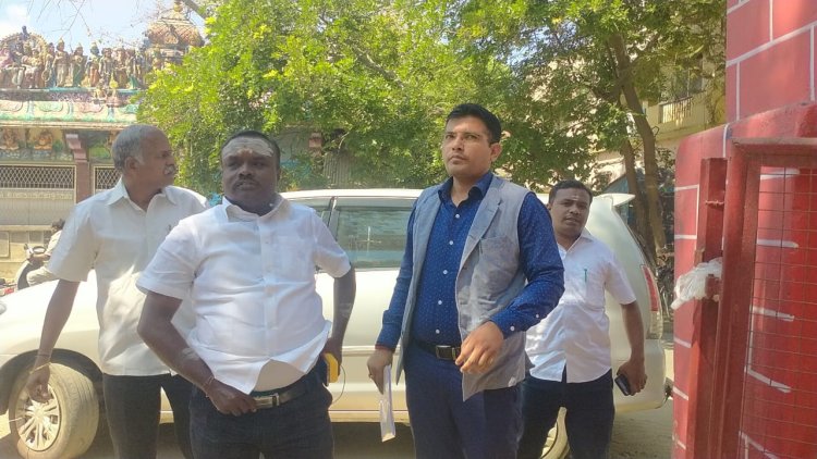 வட மாநில தொழிலாளர்கள் குறித்து வதந்தி பரப்பிய பாஜக பிரமுகர் : மத்திய பாக காவல் நிலையத்தில் ஆஜர்!