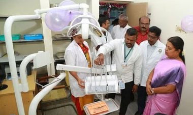 தூத்துக்குடி அரசு மருத்துவமனையில் அதிநவீன பல் சிகிச்சை இருக்கை: அமைச்சா் கீதா ஜீவன் தொடங்கி வைத்தாா்!