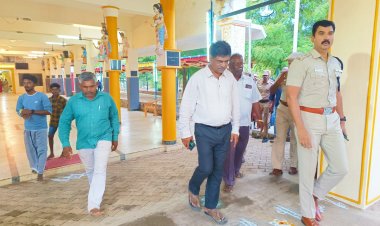 பாஞ்சாலகுறிச்சி வீரசக்கதேவி ஆலய திருவிழாவை முன்னிட்டு பாதுகாப்பு பணிகள் குறித்து எஸ்பி ஆய்வு!