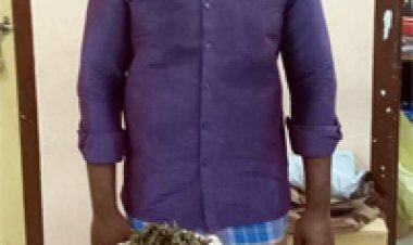 திருச்செந்தூர் அருகே கஞ்சா வழக்கில் வாலிபர் கைது: 1½ கிலோ கஞ்சா, பைக் பறிமுதல்!!