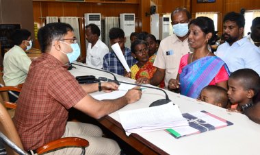 மக்கள் குறைதீர்க்கும் நாள் கூட்டத்தில் 264 கோரிக்கை மனுக்கள் பெறப்பட்டது!!