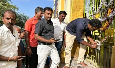 மாப்பிள்ளையூரணியில் 4 மாதங்களாக மூடப்பட்டிருந்த கோவிலை வட்டாட்சியர் திறந்து வைத்தார்!