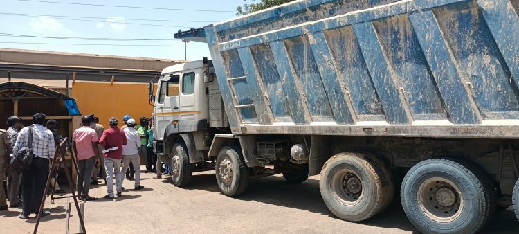 ஸ்டெர்லைட் ஆலையில் ஜிப்சம் கழிவுகளை லாரிகள் மூலம் வெளியேற்றும் பணி தொடங்கியது!