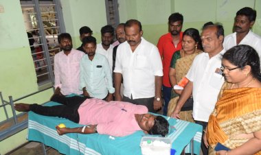 வாலிபர் சங்கம் சார்பில் ரத்ததான முகாம் : மேயர் ஜெகன் பெரியசாமி தொடங்கி வைத்தார்!