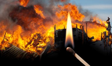 முன்னாள் பஞ்சாயத்து தலைவர் தங்கும் அறைக்கு மர்ம நபர்கள் தீ வைப்பு!