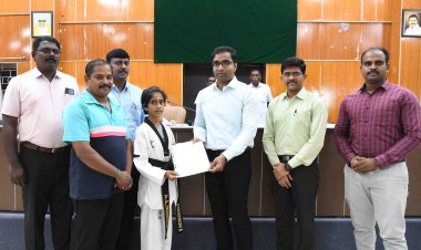 உலக அளவிலான டேக்வாண்டா போட்டியில் கலந்து கொள்ள தூத்துக்குடியை சேர்ந்த பள்ளி மாணவி தேர்வு!