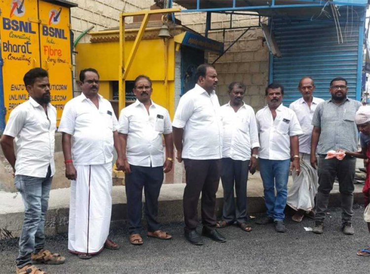 தூத்துக்குடி சிவன் கோவில் பகுதியில் சாலை பணிகள் : மேயர் ஜெகன் பெரியசாமி ஆய்வு