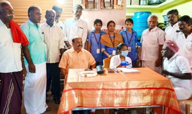 கோவில்பட்டியில் இலவச கண் பரிசோதனை முகாம்.