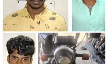 திருச்செந்தூர் பகுதியில் இருசக்கர வாகனத்தை திருடிய 3 பேர் கைது - ரூபாய் 25,000/- மதிப்புள்ள இருசக்கர வாகனம் மீட்பு.