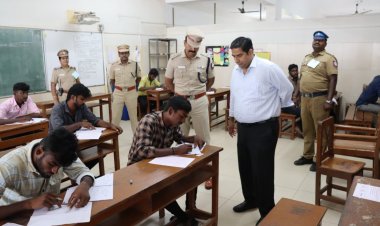 தூத்துக்குடி மாவட்டத்தில் 8 மையங்களில் காவலர் எழுத்து தேர்வு: ஆயிரத்திற்கும் மேற்பட்டோர் ஆப்சண்ட்!!