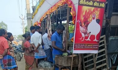 தூத்துக்குடி மாவட்டத்தில் திருவள்ளுவர் தினத்தில் இறைச்சி விற்பனை படு ஜோர்..!