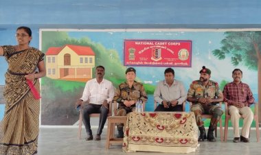 நாசரேத் மர்காஷிஸ் மேல்நிலைப்பள்ளி  என்சிசி மாணவர்களுக்கு திறன் மேம்பாட்டு பயிற்சி