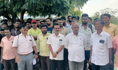 தூத்துக்குடியில் என்.டி. பி.எல் தொழிலாளர்கள் போராட்டம்..!!