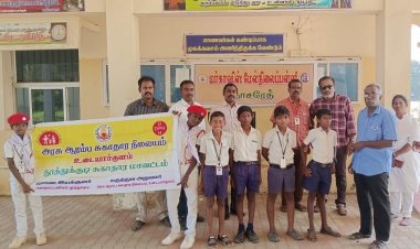 நாசரேத் மர்காஷிஸ் மேல்நிலைப்பள்ளியில் குடற்புழு நீக்குதல் மருத்துவ முகாம்