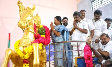 கவர்னகிரியில் வீரன் சுந்தரலிங்கம் திருவுருவச் சிலை திறப்பு விழா