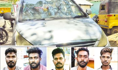 பறக்கும்படை சோதனையில் 20½ கிலோ கஞ்சா சிக்கியது : 6 பேர் கைது; கார் பறிமுதல்!!