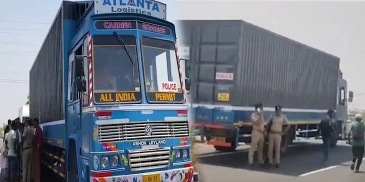 ஆந்திராவில் கட்டு கட்டாக ரூபாய் நோட்டுகள்... 2 ஆயிரம் கோடி பணத்துடன் சிக்கிய 4 கண்டெய்னர்கள்..!