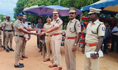 வெயில், மழையில் பணிபுரியும் போலீசாருக்கு பெரிய நிழற்குடை!