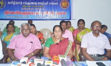 தமிழகம் முழுவதும் ஜூன் 21 ஆம் தேதி தர்னா போரட்டம்: சத்துணவு ஊழியர் சங்க மாநில பொதுச் செயலாளர் தூத்துக்குடியில் பேட்டி!!