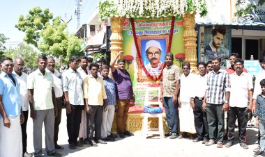 தூத்துக்குடியில் தியாகி விஸ்வநாததாஸ் பிறந்தநாள் விழா அனுசரிப்பு!