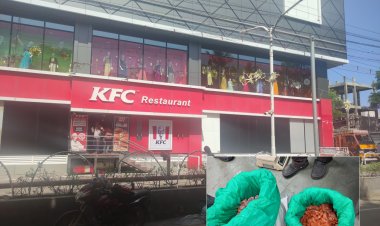 தூத்துக்குடியில் உள்ள கே.எஃப்.சி உணவகத்தின் உணவு பாதுகாப்பு உரிமம் இடைக்கால ரத்து - உணவு பாதுகாப்பு நியமன அலுவலர் அதிரடி நடவடிக்கை!!