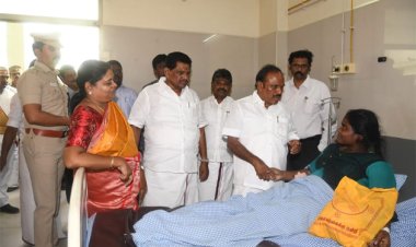 தூத்துக்குடியில் விபத்து நடந்த நிலா சீ புட்ஸ் ஆலையில் அமைச்சர் சி.வி கணேசன் ஆய்வு!