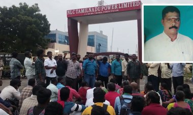 தூத்துக்குடி என்.டி. பி.எல் அனல் மின் நிலையத்தில் தொழிலாளி மர்ம மரணம் : உறவினர்கள் முற்றுகை போராட்டம்..!