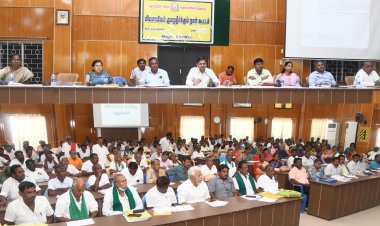 பயிா்களைச் சேதப்படுத்தும் காட்டுப்பன்றிகளின் மறைவிடங்கள் அழிக்கப்படும்: ஆட்சியா் க.இளம்பகவத்