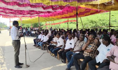 என் டி பி எல் அனல் நிலைய ஒப்பந்த ஊழியர்கள் நாளை அரை நிர்வாண போராட்டம் : 7 சுற்று பேச்சுவார்த்தை தோல்வி!!