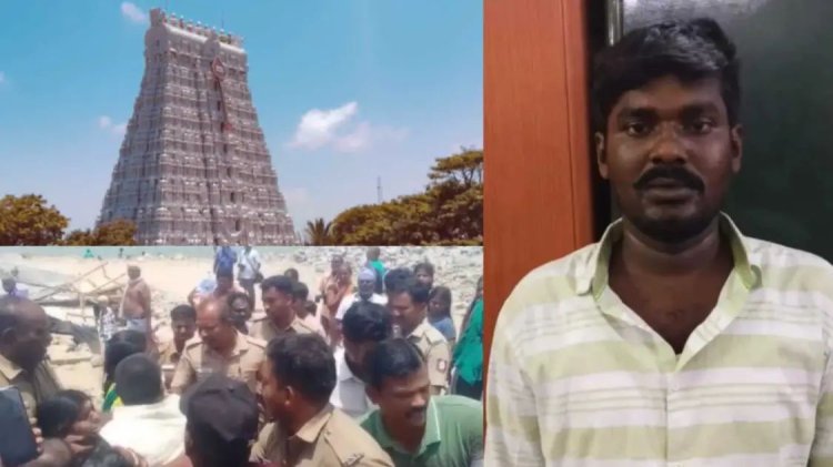 கொலை வழக்குகளில் தேடப்பட்ட ரவுடி கைது.. குடும்பத்துடன் திருச்செந்தூர் கோவிலுக்கு வந்த போது கைது!!