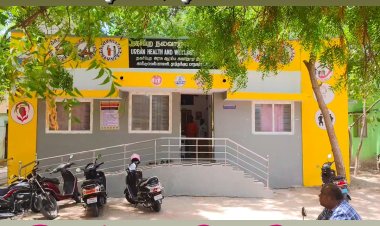 தூத்துக்குடியில் 25 லட்சம் மதிப்பீட்டில் திறக்கப்பட்ட ஆரம்ப சுகாதார நிலையம் 10 நாட்களில் விரிசல்  ஏற்பட்டதால் பொதுமக்கள் அதிர்ச்சி...!