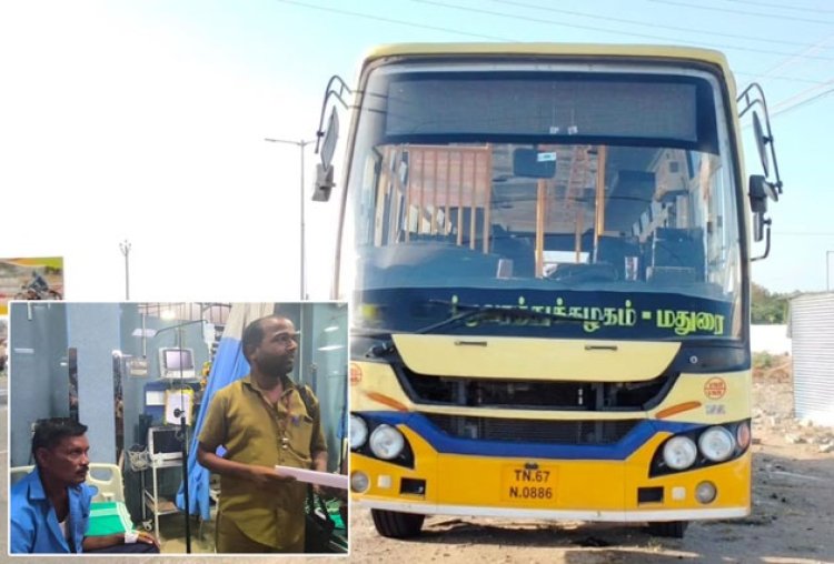 அரசு பேருந்தில் திடீரென மயங்கி சரிந்த ஓட்டுநர் : பயணிகள் தப்பினர் - தூத்துக்குடியில் பரபரப்பு..!