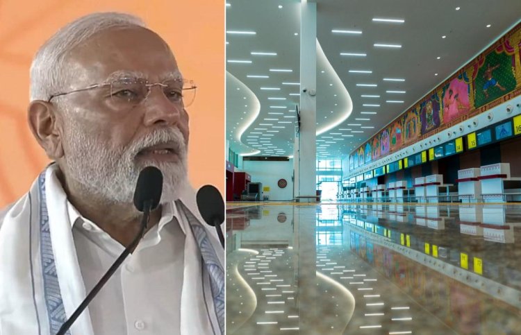 தூத்துக்குடி விமான நிலைய புதிய முனையத்தை பிரதமர் மோடி திறந்து வைத்தார்; ரூ.4,874 கோடியில் திட்டங்கள் தொடக்கம்