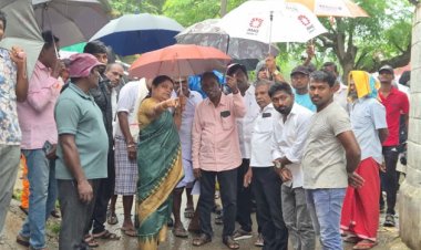 தூத்துக்குடியில் கொட்டும் மழையில் அமைச்சர் கீதாஜீவன் ஆய்வு!