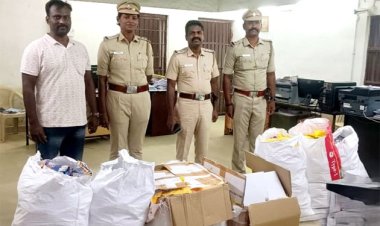 கொரியர் பார்சலில் வந்த 112 கிலோ புகையிலை பொருட்கள் பறிமுதல் : போலீசார் விசாரணை!