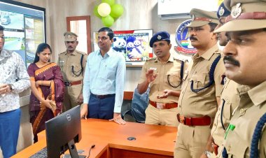 தூத்துக்குடி மாவட்ட எல்லைகளில் அதிநவீன கண்காணிப்பு கேமராக்கள் : ஆட்சியர் துவக்கி வைத்தார்!