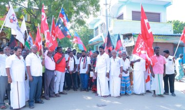 ஒன்றிய அரசை கண்டித்து மாப்பிள்ளையூரணியில் மதச்சார்பற்ற கூட்டணி கட்சிகள் சார்பில் ஆர்ப்பாட்டம்..!