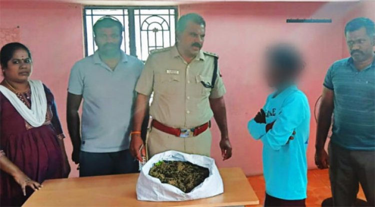 கோவில்பட்டியில் 2 கிலோ கஞ்சா பறிமுதல்: வாலிபர் கைது..!