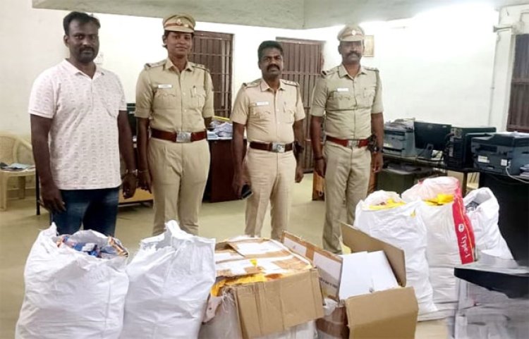 கொரியர் பார்சலில் வந்த 112 கிலோ புகையிலை பொருட்கள் பறிமுதல் : போலீசார் விசாரணை!