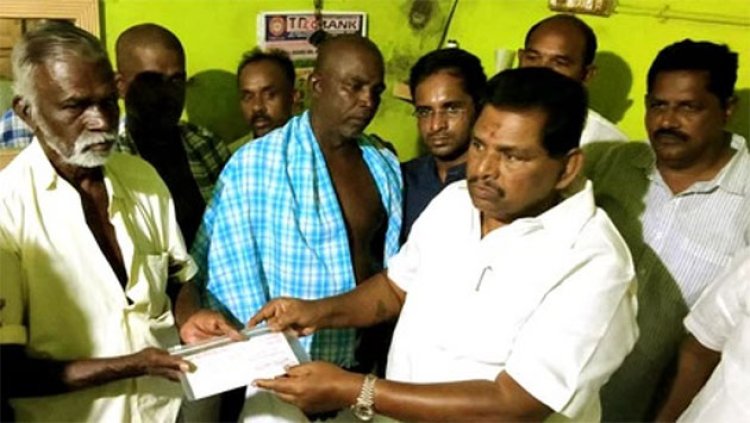 கார் மோதி உயிரிழந்த 3 பெண்களுக்கு தலா ரூ. 3 லட்சம் அரசு நிதியுதவி : அமைச்சர் அனிதா ஆர் ராதாகிருஷ்ணன் வழங்கினார்!