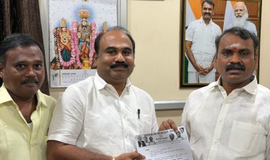 தூத்துக்குடி –திருச்செந்தூருக்கு புதிய அம்ரித் பாரத் ரயில் சேவை பாஜக மாவட்ட தலைவர் சித்ராங்கதன் கோரிக்கை