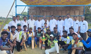 விளையாட்டுக்கு ஊக்கம், இளைஞர்களுக்கு உற்சாகம்..கனிமொழி பிறந்த நாளை முன்னிட்டு கிரிக்கெட் போட்டியை தொடங்கி வைத்த ஒட்டப்பிடாரம் MLA..